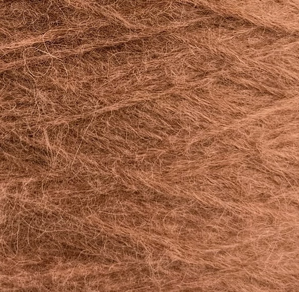 Zimpfer Wolle Art. Yak Babys 70 380m/100g – Baby-Yak & Kaschmir Garn col. Naturleder mit Rostton